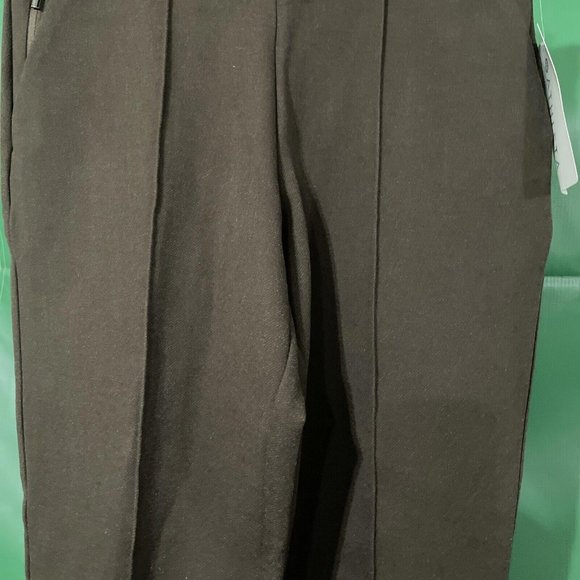ATHLETA VENICE Heathered pintuck PANTS in DARK BROWN sz SMALL - NWT  retail $119 - Picture 5 of 14